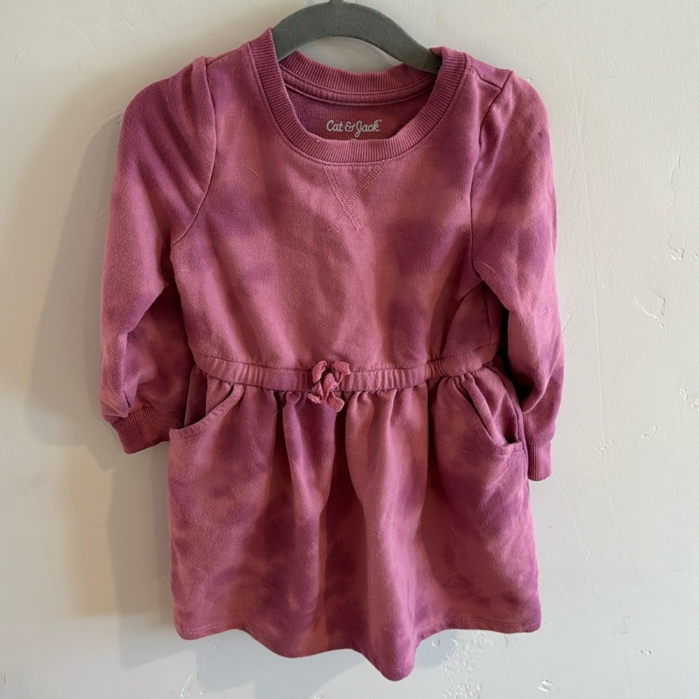 Cat & Jack Tie Dye Pink Dress